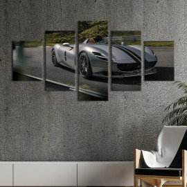 Картина Шикарна сіра Ferrari Monza SP 112x54 см (1266-52)