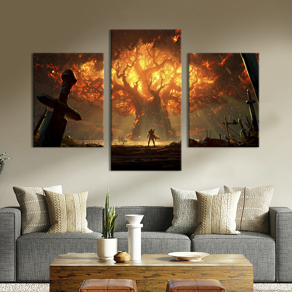 Картина Тельдрасил / World of Warcraft 66x40 см (1528-32)