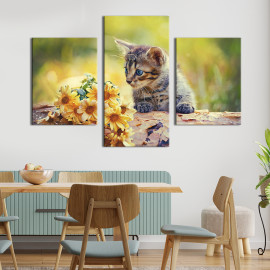 Картина Красиве маленьке кошеня 66x40 см (152-32)