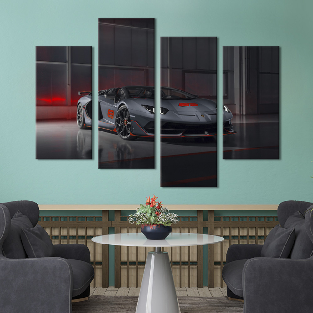 Картина Авто люксового класу Lamborghini 89x56 см (1263-42)