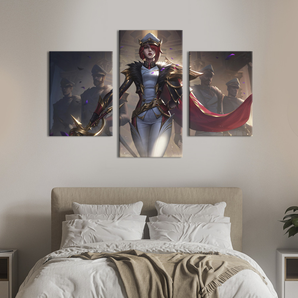 Картина Fiora, League of Legends 141x90 см (1476-32)