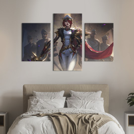 Картина Fiora, League of Legends 141x90 см (1476-32)
