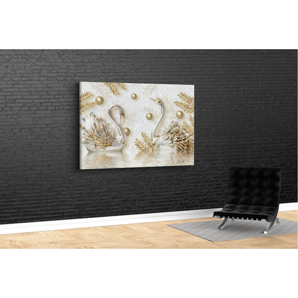 Картина Лебеді та перли 51x34 см (498