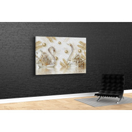 Картина Лебеді та перли 51x34 см (498