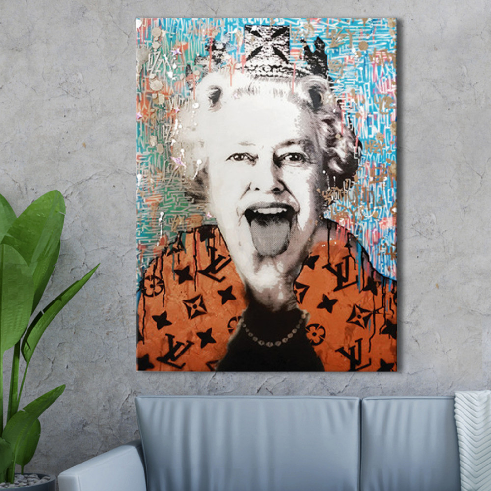 Картина Люди - Королева Єлизавета 50x38 см (P0451)
