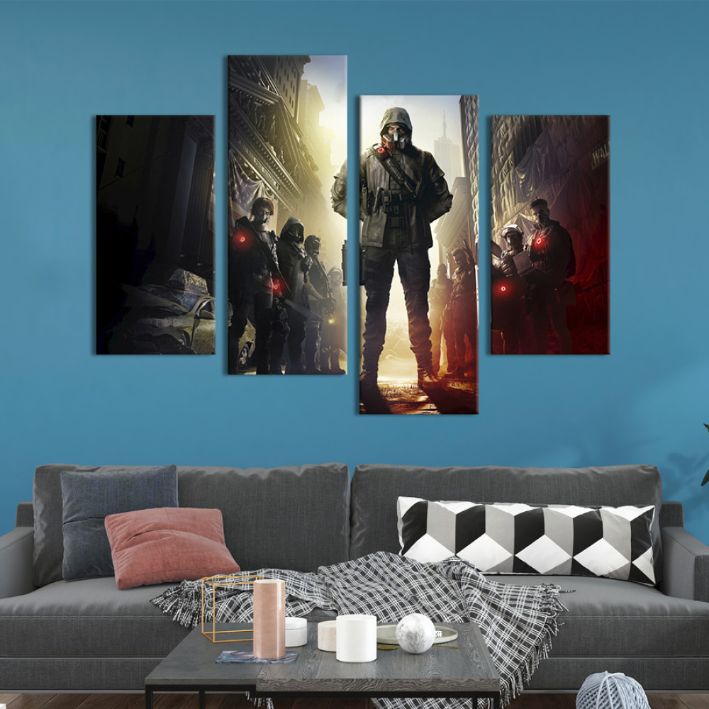 Картина Комп'ютерна гра Tom Clancy's The Division 149x106 см (1522-42)