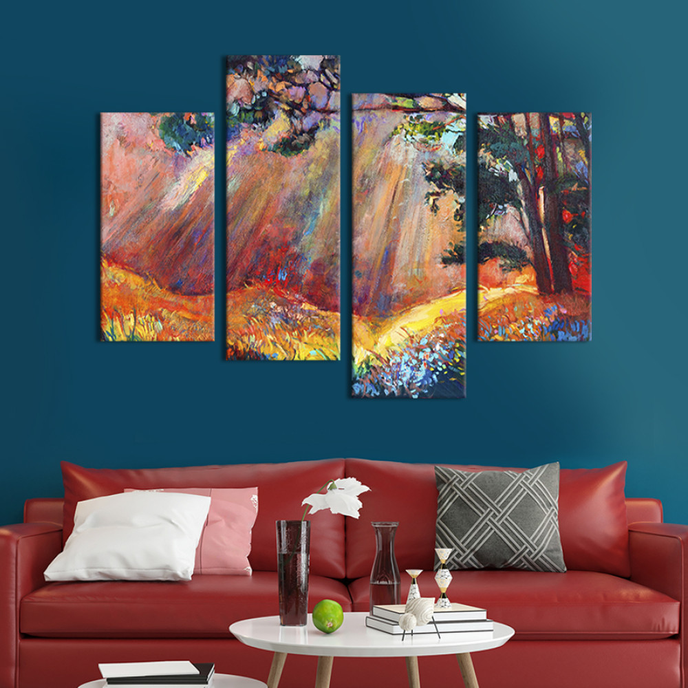 Картина Барвиста лісова галявина 129x90 см (633-42)
