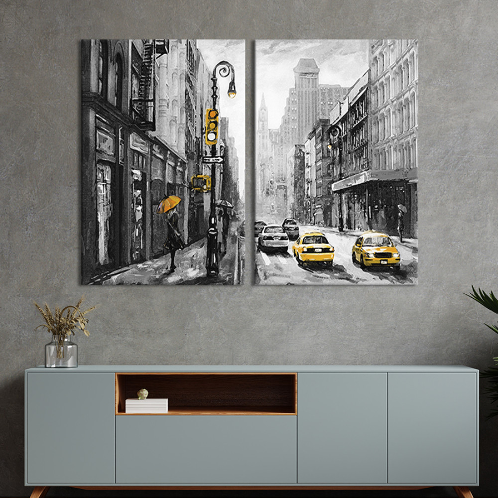 Картина Лондонська вулиця 71x51 см (390-2)