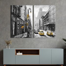 Картина Лондонська вулиця 71x51 см (390-2)