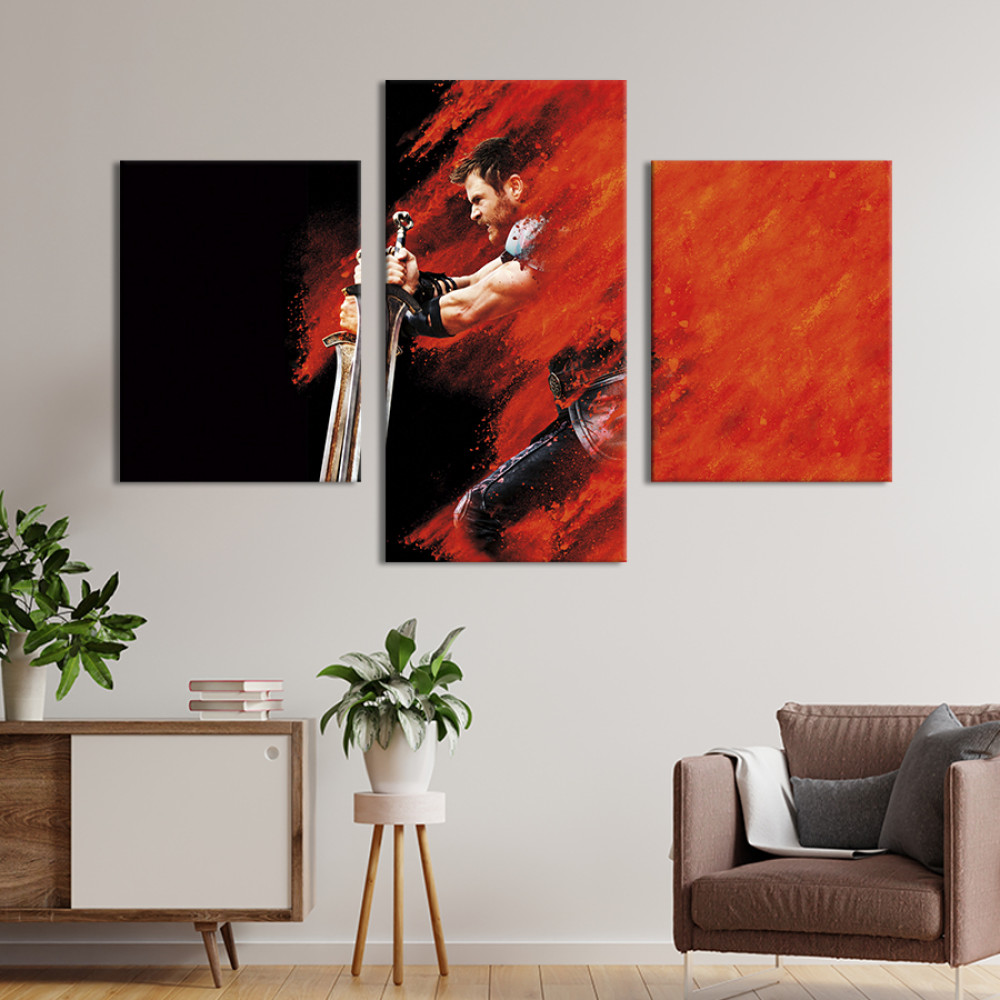 Картина Тор Одинсон 66x40 см (1444-32)