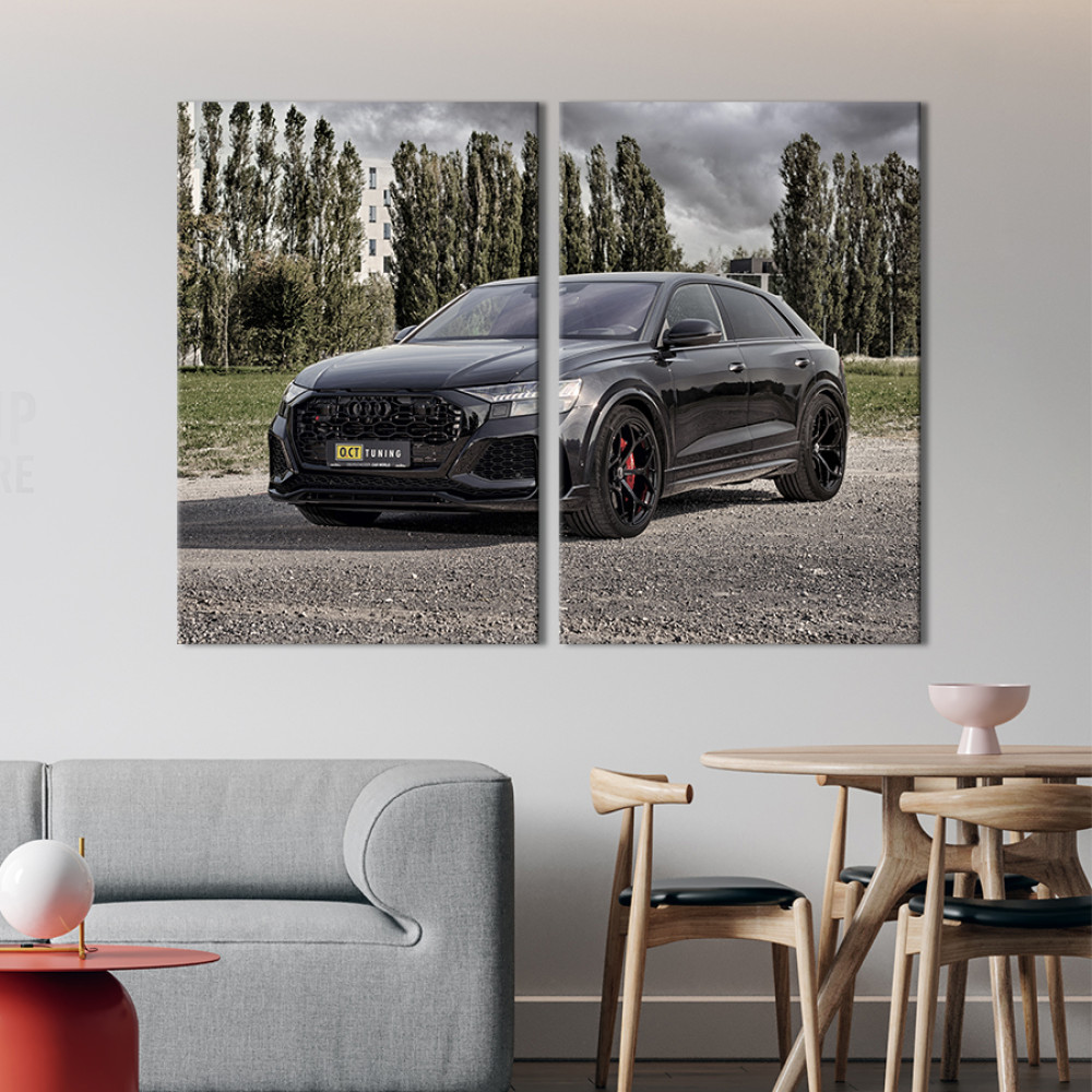 Картина Стильне авто Audi RS Q8 71x51 см (1376-2)