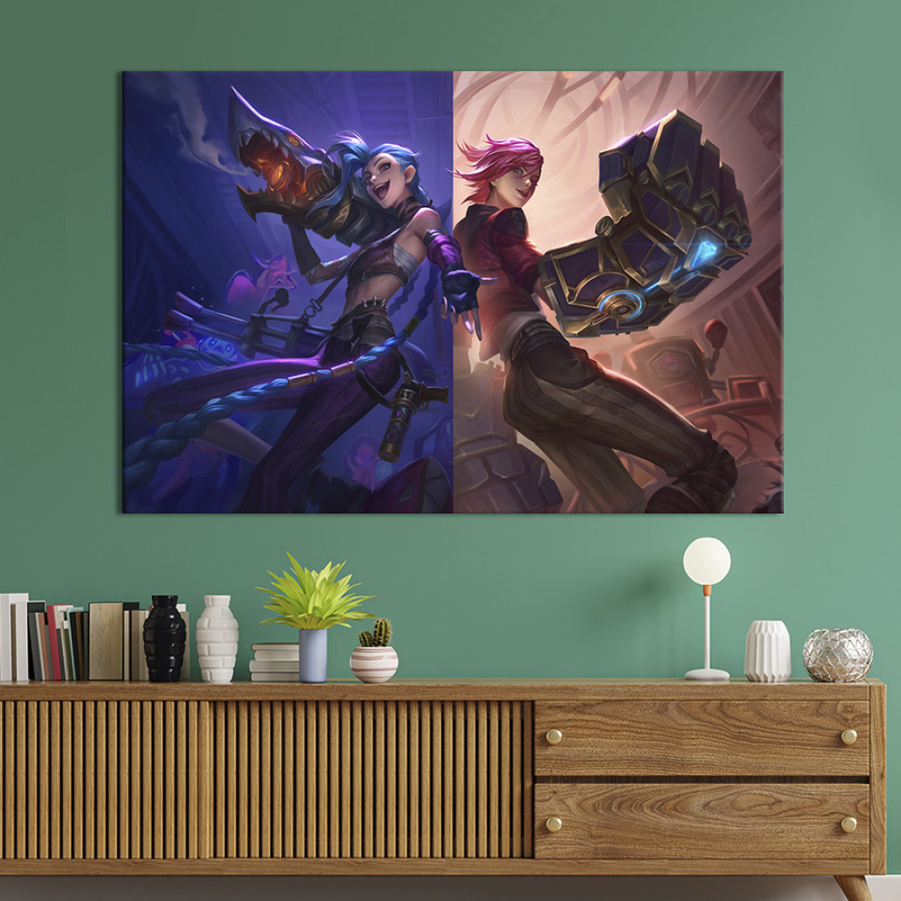 Картина Arcane: League of Legends 51x34 см (1492-1)