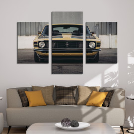 Картина Колекційний автомобіль Ford Mustang 1970 року 66x40 см (1254-32)