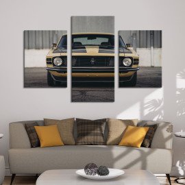 Картина Колекційний автомобіль Ford Mustang 1970 року 66x40 см (1254-32)