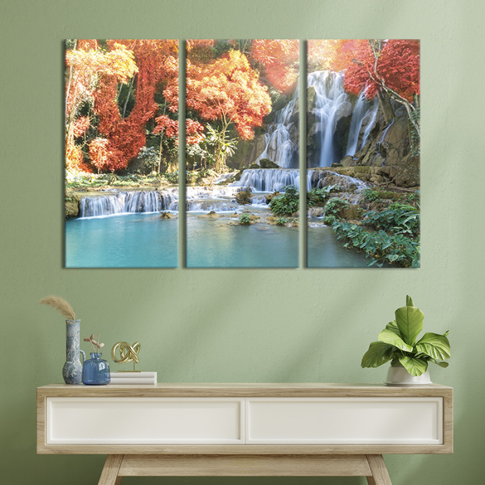 Картина Витончений водоспад 128x81 см (587-31)