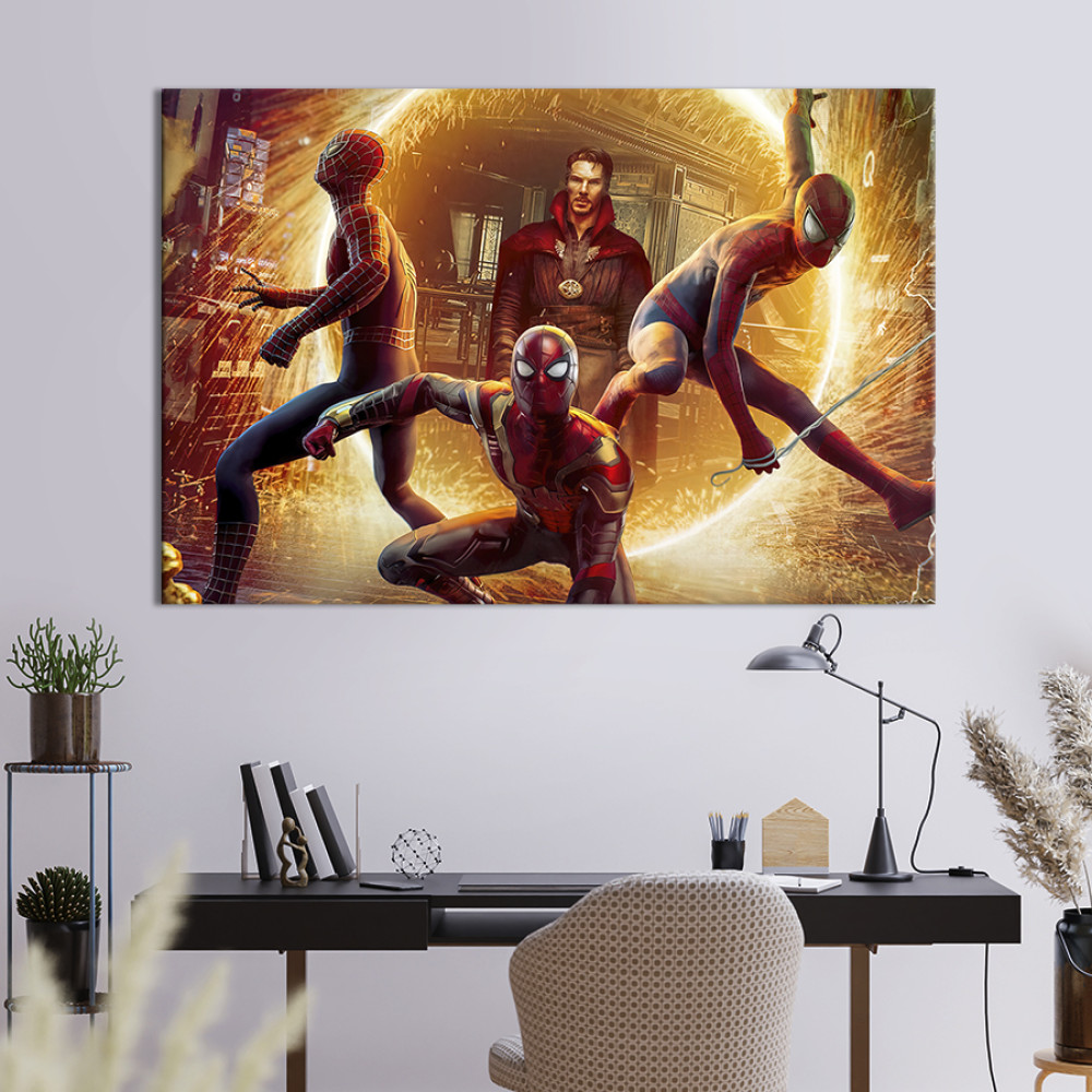 Картина на полотні Spider-Man: Into the Spider-Verse 51x34 см (707-1)