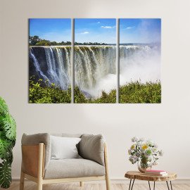Картина Величний водоспад Вікторія 78x48 см (601-31)
