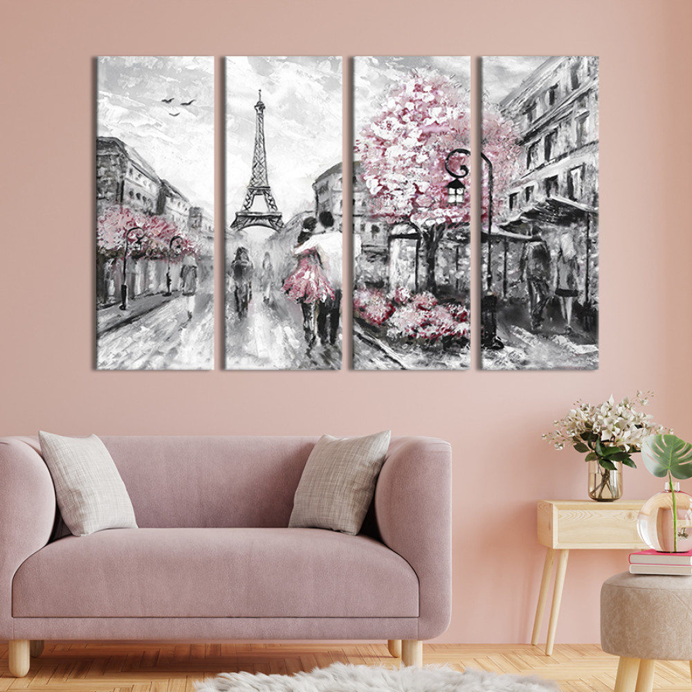 Картина Романтика в Парижі 89x53 см (374-41)