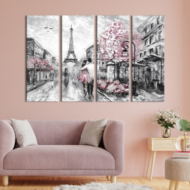 Картина Романтика в Парижі 89x53 см (374-41)