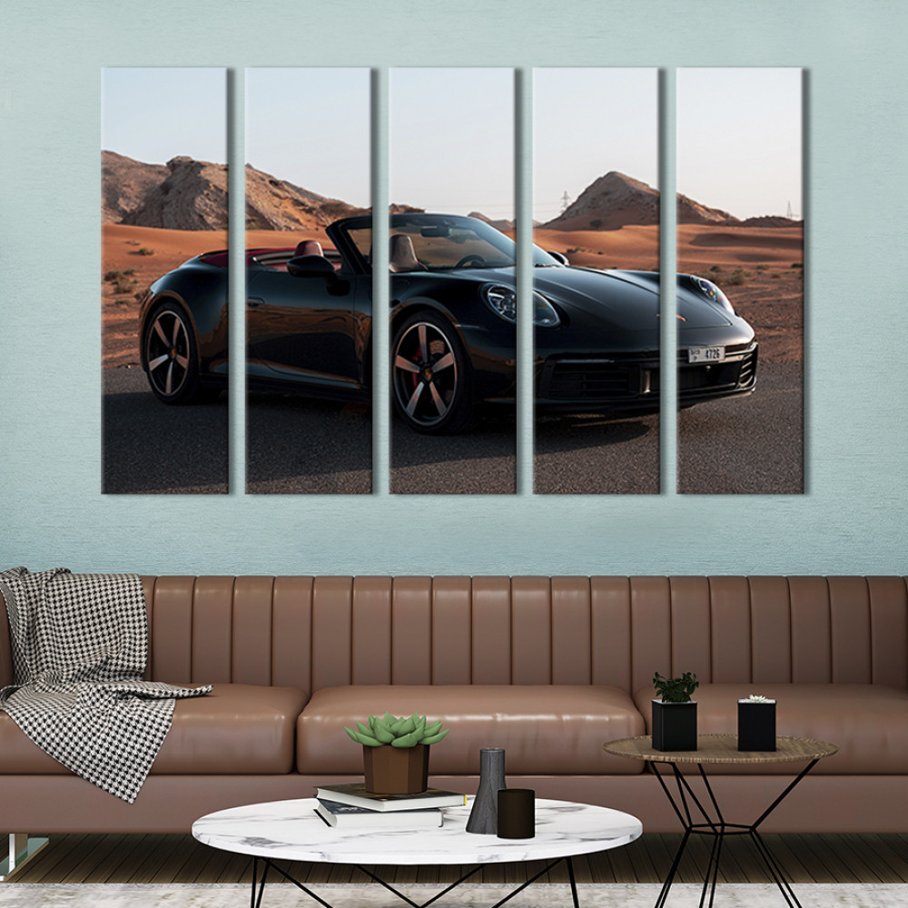 Картина Люксовий Porsche carrera 87x50 см (127-51)