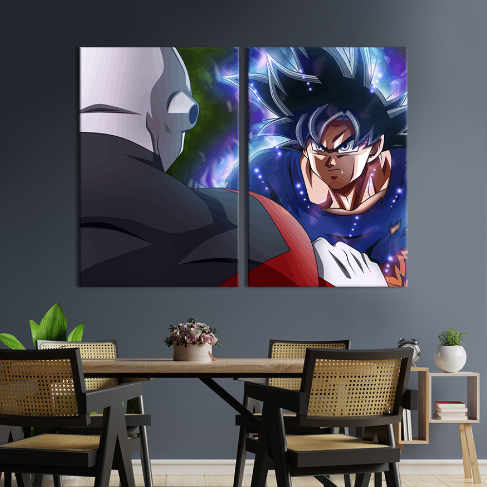 Картина Goku vs Jiren 71x51 см (1425-2)