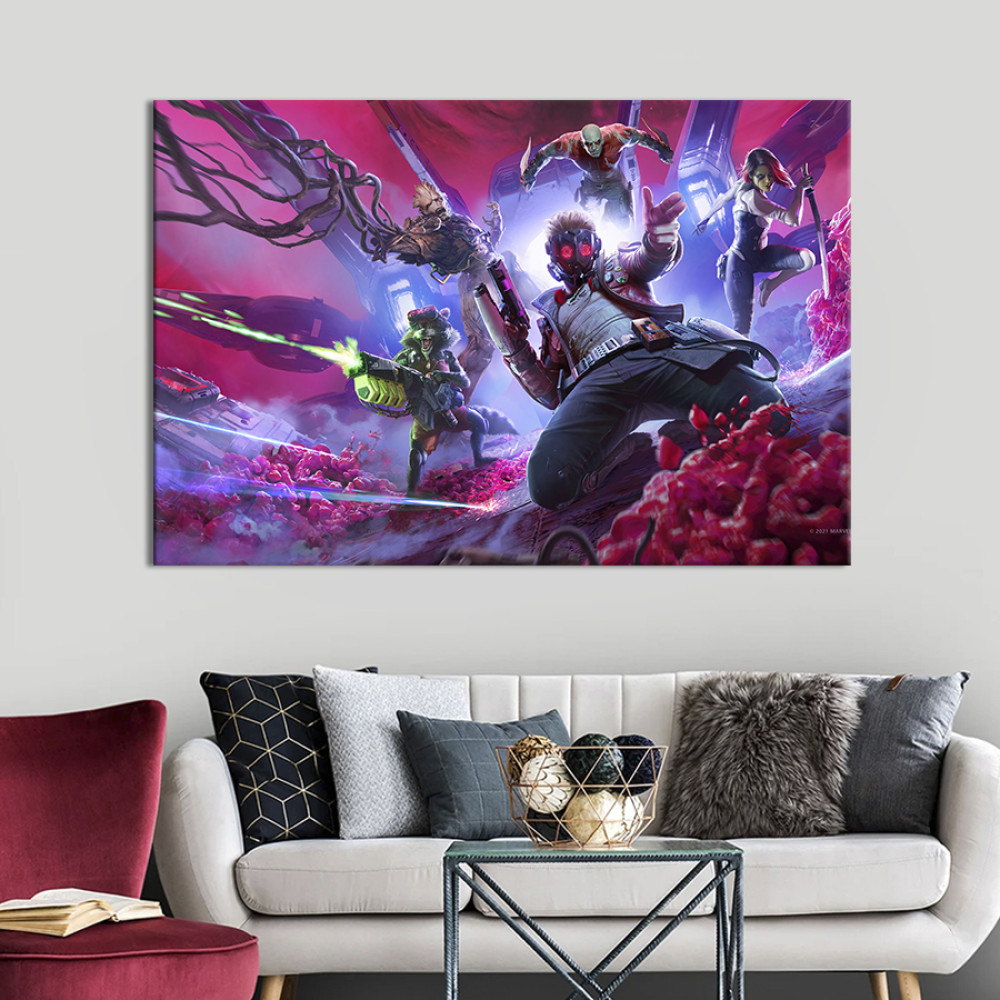 Картина на полотні Guardians of the Galaxy 51x34 см (726-1)