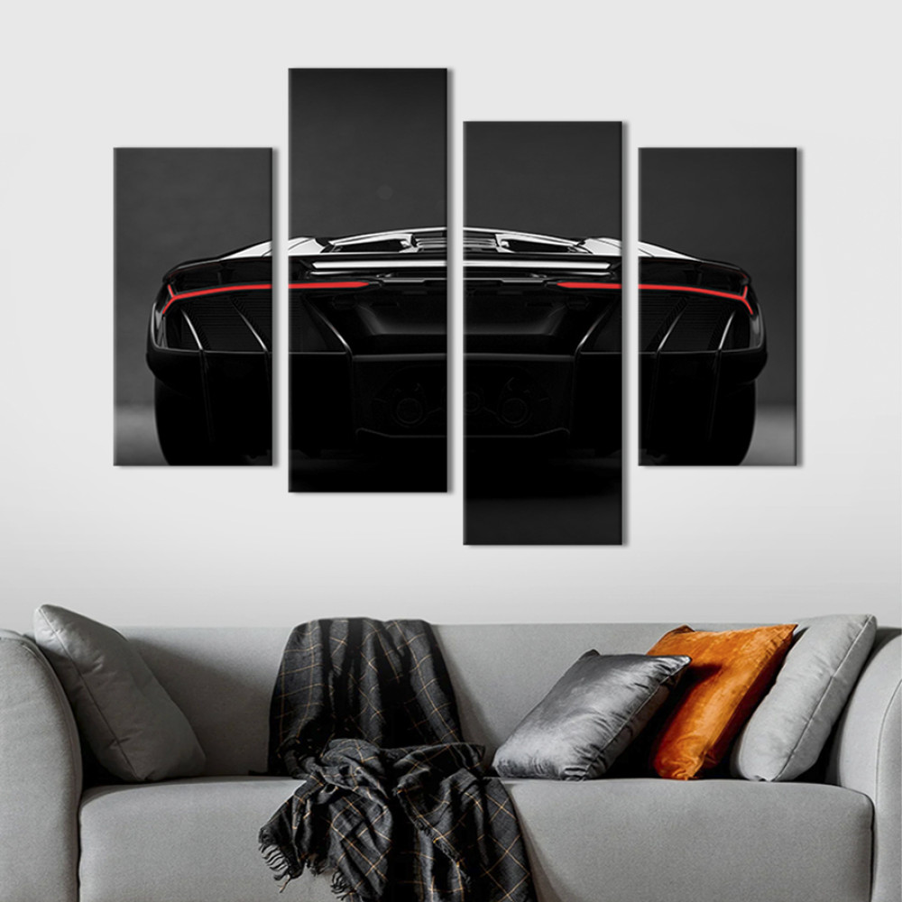 Картина Темний Lamborghini 89x56 см (106-42)