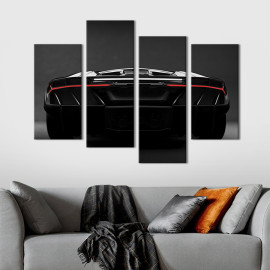 Картина Темний Lamborghini 89x56 см (106-42)