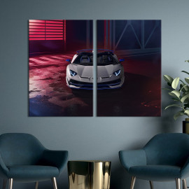 Картина Граціозна Lamborghini Aventador SVJ 71x51 см (1340-2)