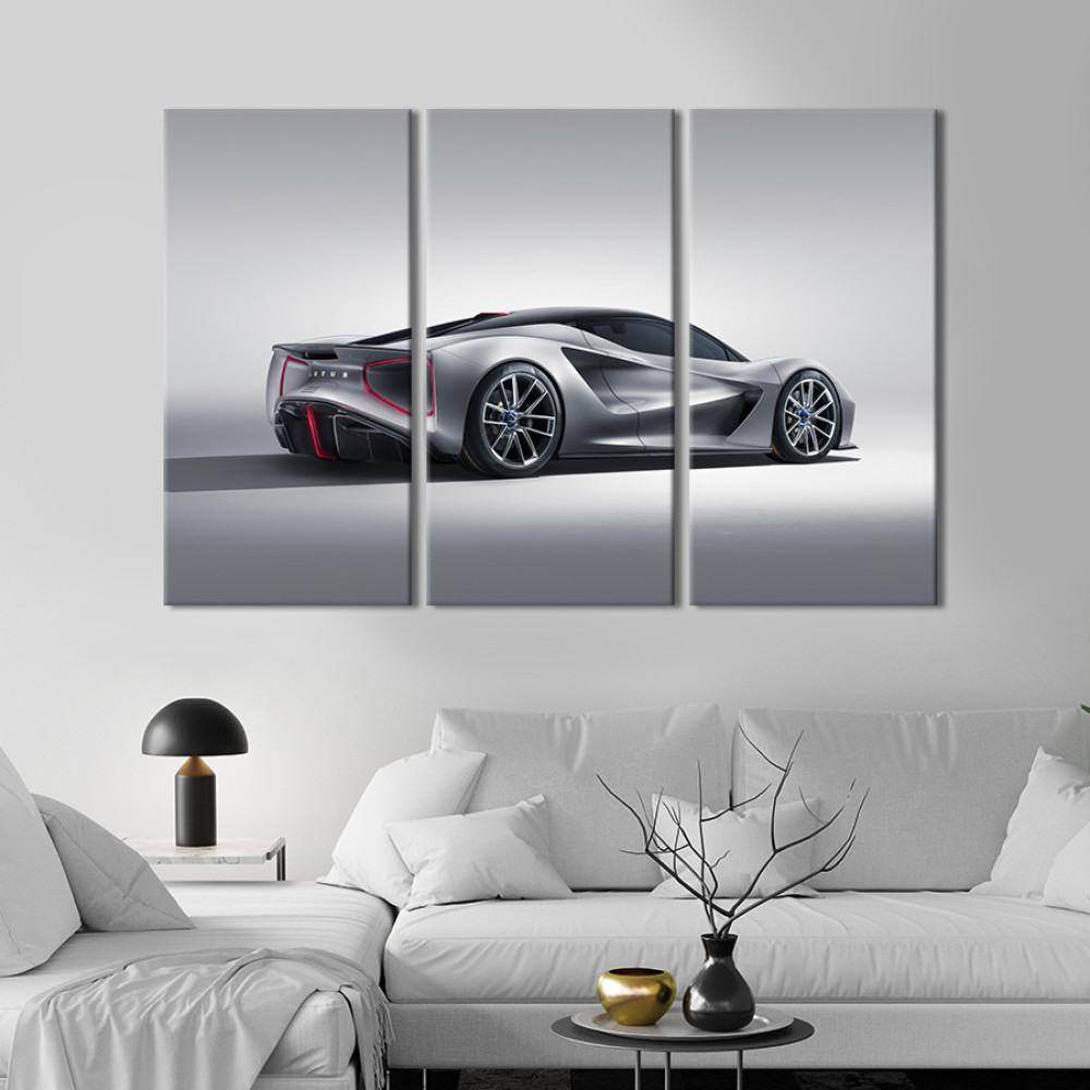Картина Стильний спорткар Lotus Emira 78x48 см (1348-31)