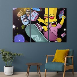 Картина Bart Simpson 128x81 см (686-31)