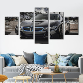Картина Круте авто BMW i8 112x54 см (115-52)