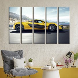 Картина Швидкий автомобіль McLaren P1 132x80 см (1370-51)