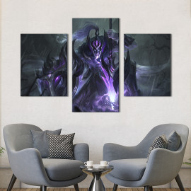 Картина Попелястий лицар League of Legends 66x40 см (1455-32)