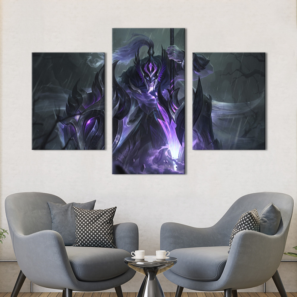Картина Попелястий лицар League of Legends 66x40 см (1455-32)