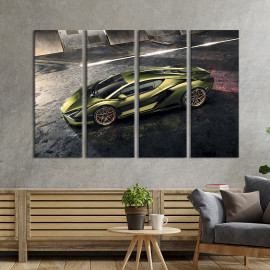 Картина Стильний Lamborghini Sian 89x53 см (1251-41)