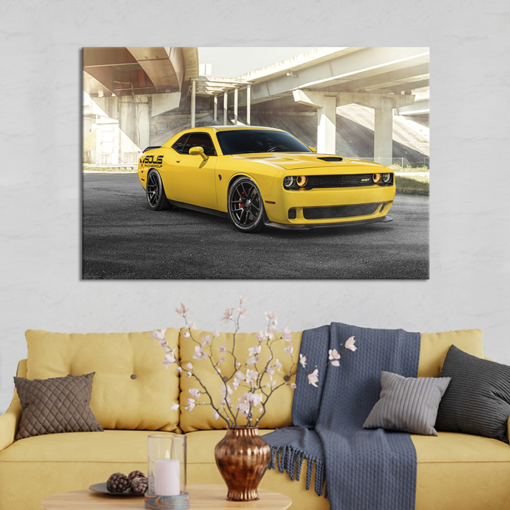 Картина Dodge Challenger 122x81 см (1312-1)