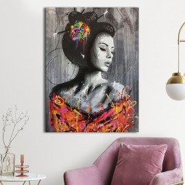 Картина Дівчина - Японка 50x38 см (P0440)