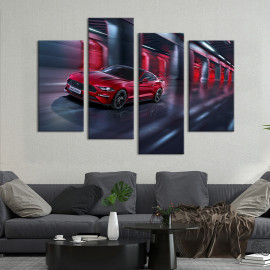 Картина Грація в русі Ford Mustang 89x56 см (1320-42)