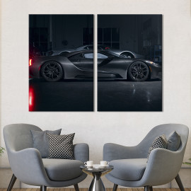 Картина Шикарний автомобіль Ford GT Liquid Carbon 71x51 см (1258-2)