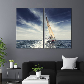Картина Швидка морська яхта 71x51 см (419-2)