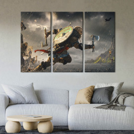 Картина Вікінг Ейвор, Assassin's Creed: Valhalla 78x48 см (1458-31)