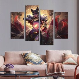 Картина Шая з Аркани, персонаж League of Legends 89x56 см (1448-42)