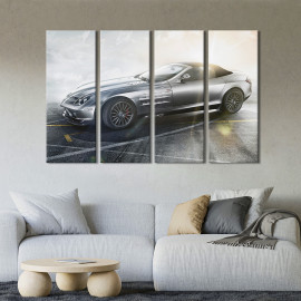 Картина Чудовий автомобіль Mercedes-Benz SLR McLaren 89x53 см (1367-41)