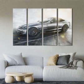 Картина Чудовий автомобіль Mercedes-Benz SLR McLaren 89x53 см (1367-41)