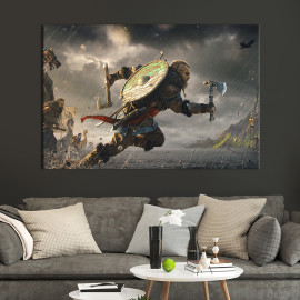 Картина Ейвор, Assassin's Creed: Valhalla 51x34 см (1458-1)