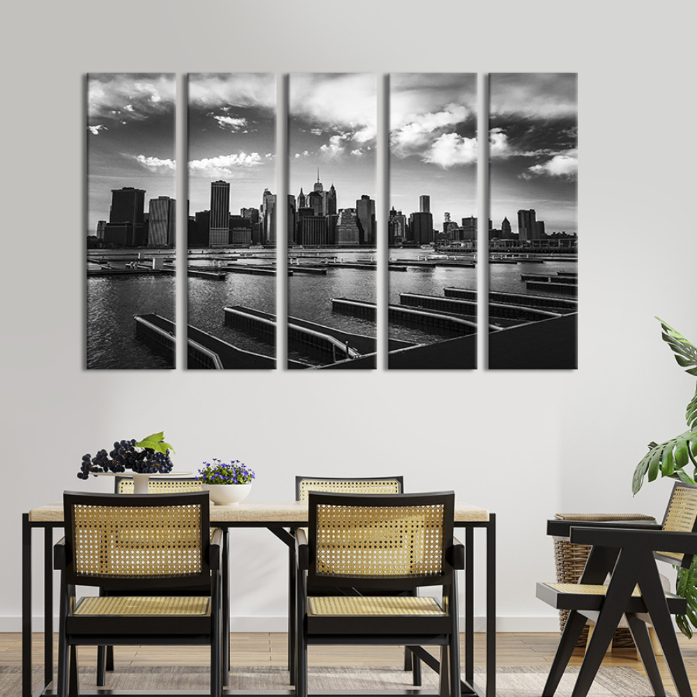 Картина Вид на знаменитий Мангеттен 87x50 см (387-51)