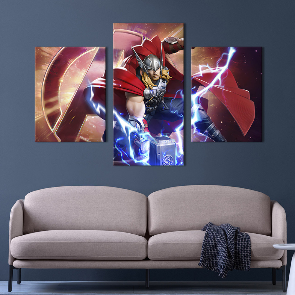 Картина на полотні Thor Marvel comics 66x40 см (754-32)