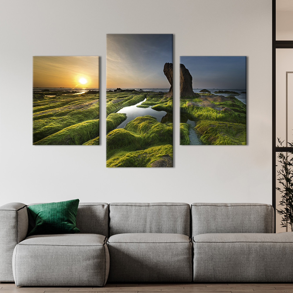 Картина Кам'яний морський берег 96x60 см (621-32)