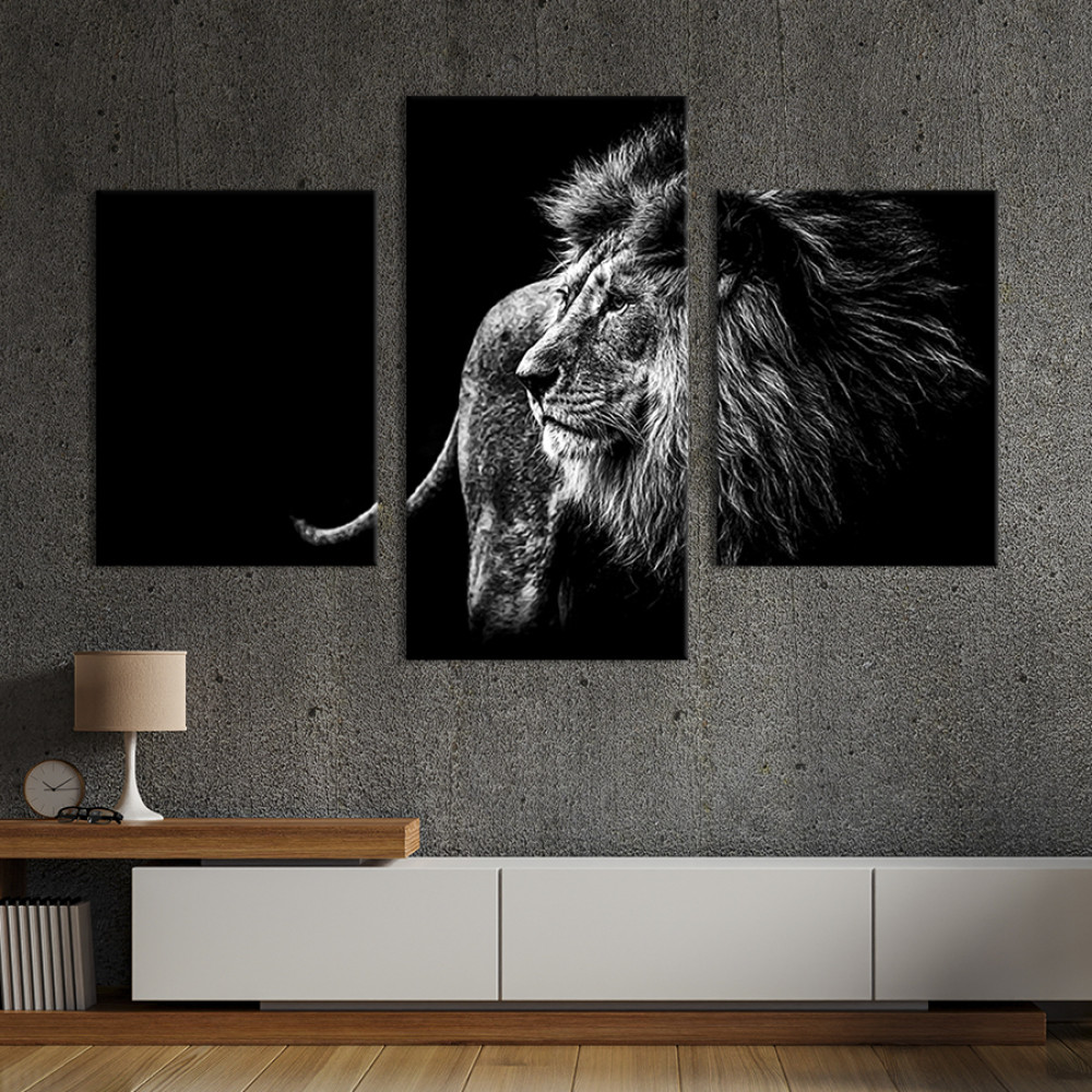 Картина Король Африки лев 66x40 см (160-32)